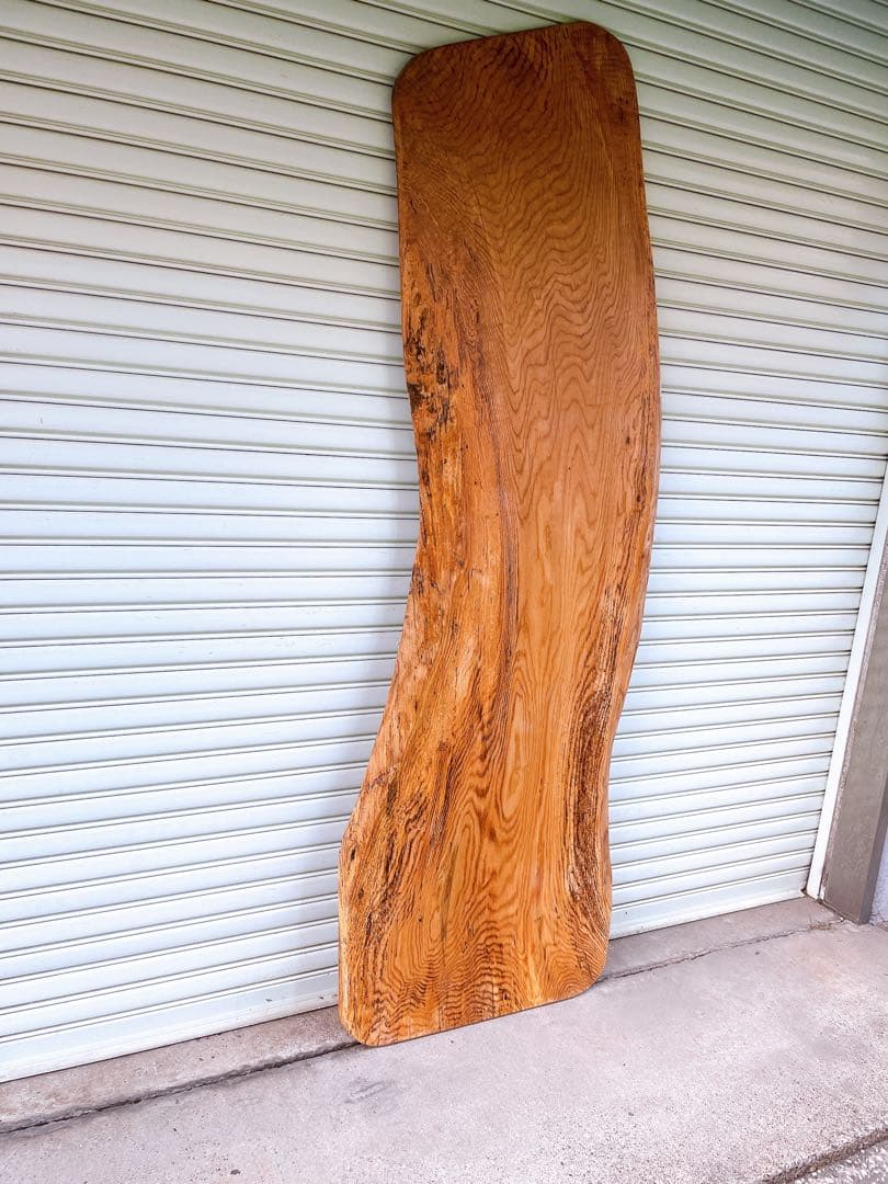 天然　ナラ　木材　天板　無垢材　一枚板　テレビ台　デスク　棚　カウンターテーブル