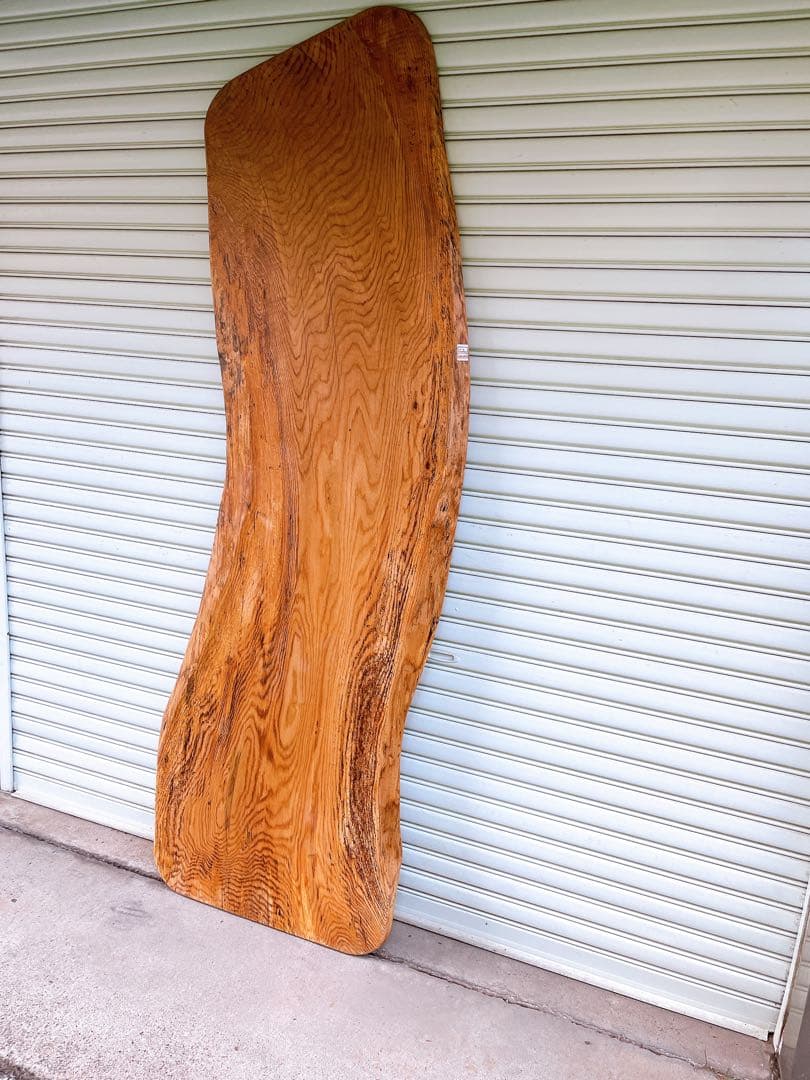 天然　ナラ　木材　天板　無垢材　一枚板　テレビ台　デスク　棚　カウンターテーブル