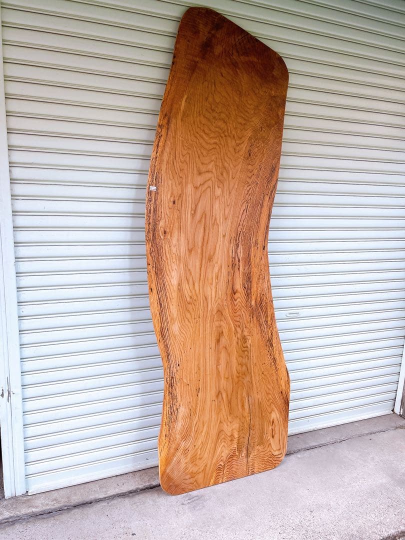 天然　ナラ　木材　天板　無垢材　一枚板　テレビ台　デスク　棚　カウンターテーブル