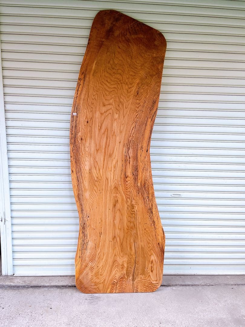 天然　ナラ　木材　天板　無垢材　一枚板　テレビ台　デスク　棚　カウンターテーブル