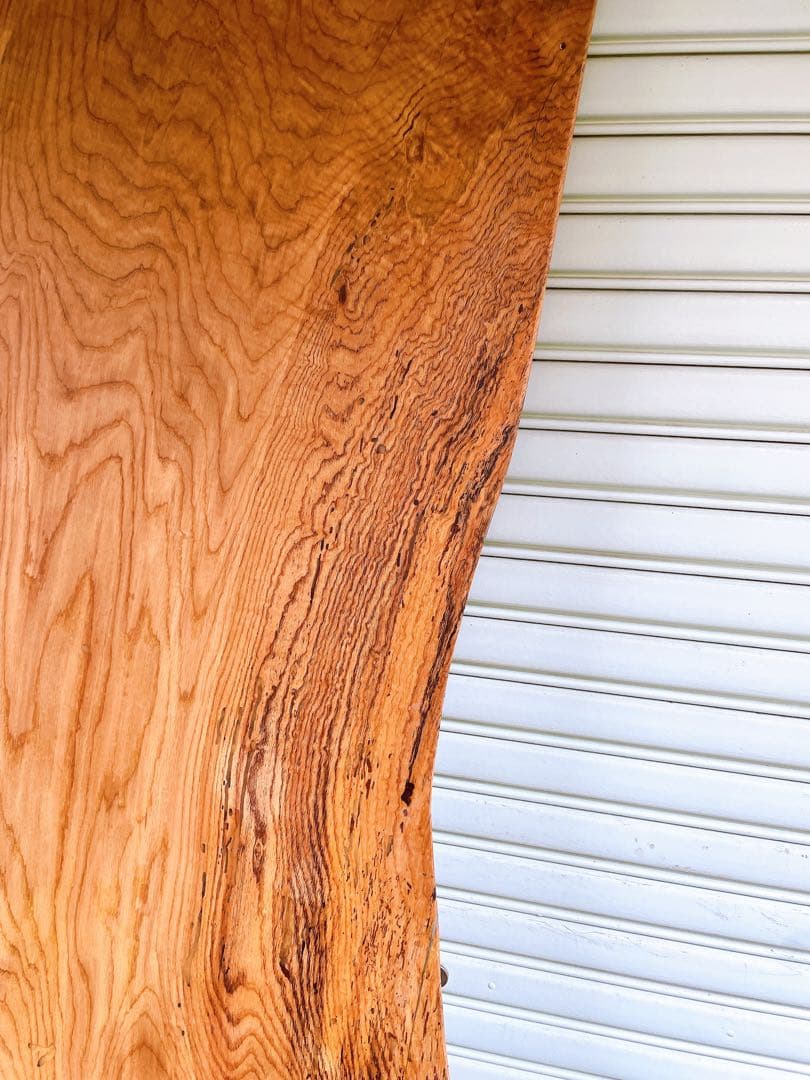 天然　ナラ　木材　天板　無垢材　一枚板　テレビ台　デスク　棚　カウンターテーブル