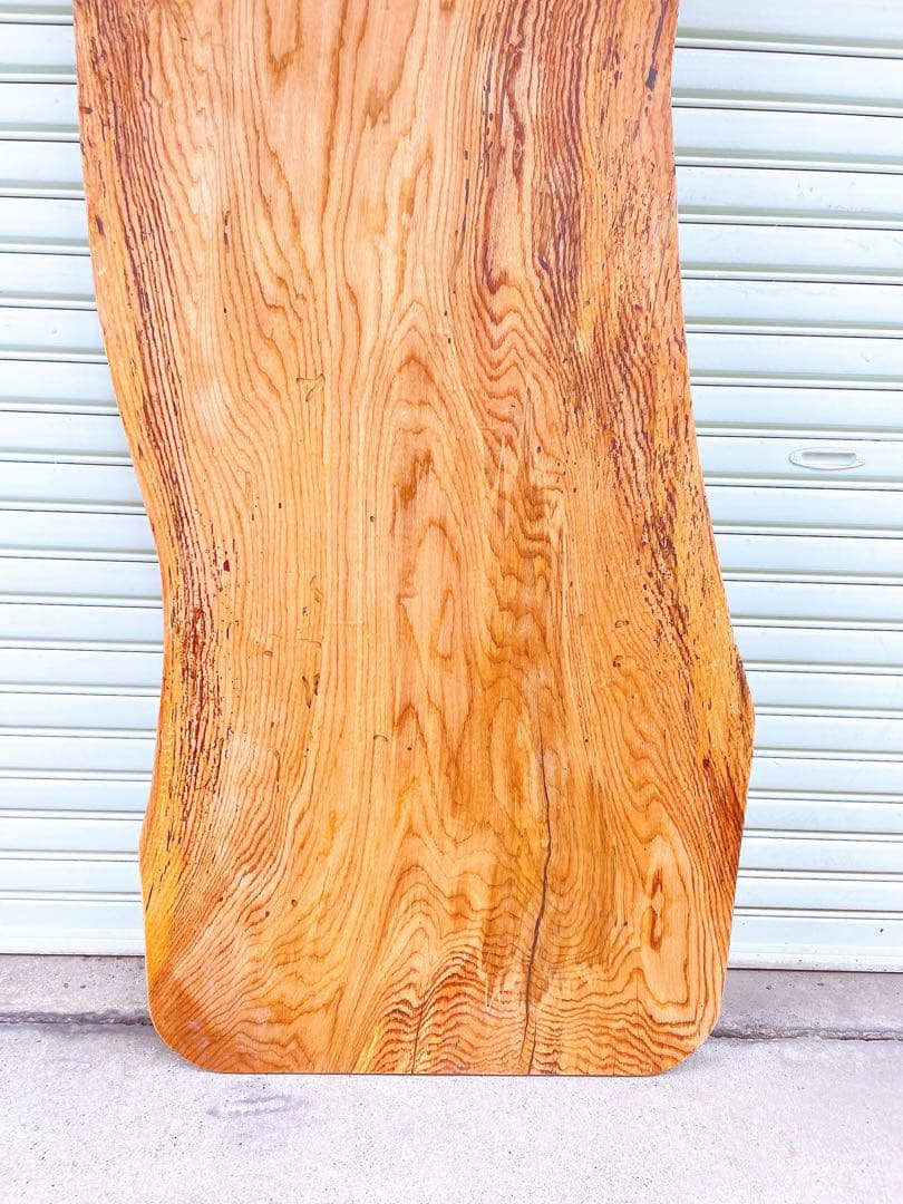 天然　ナラ　木材　天板　無垢材　一枚板　テレビ台　デスク　棚　カウンターテーブル