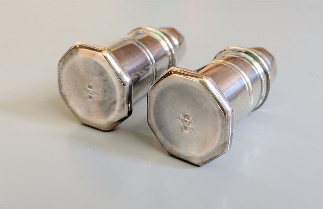 Christofle シルバーコーティング 塩・胡椒入れ セット