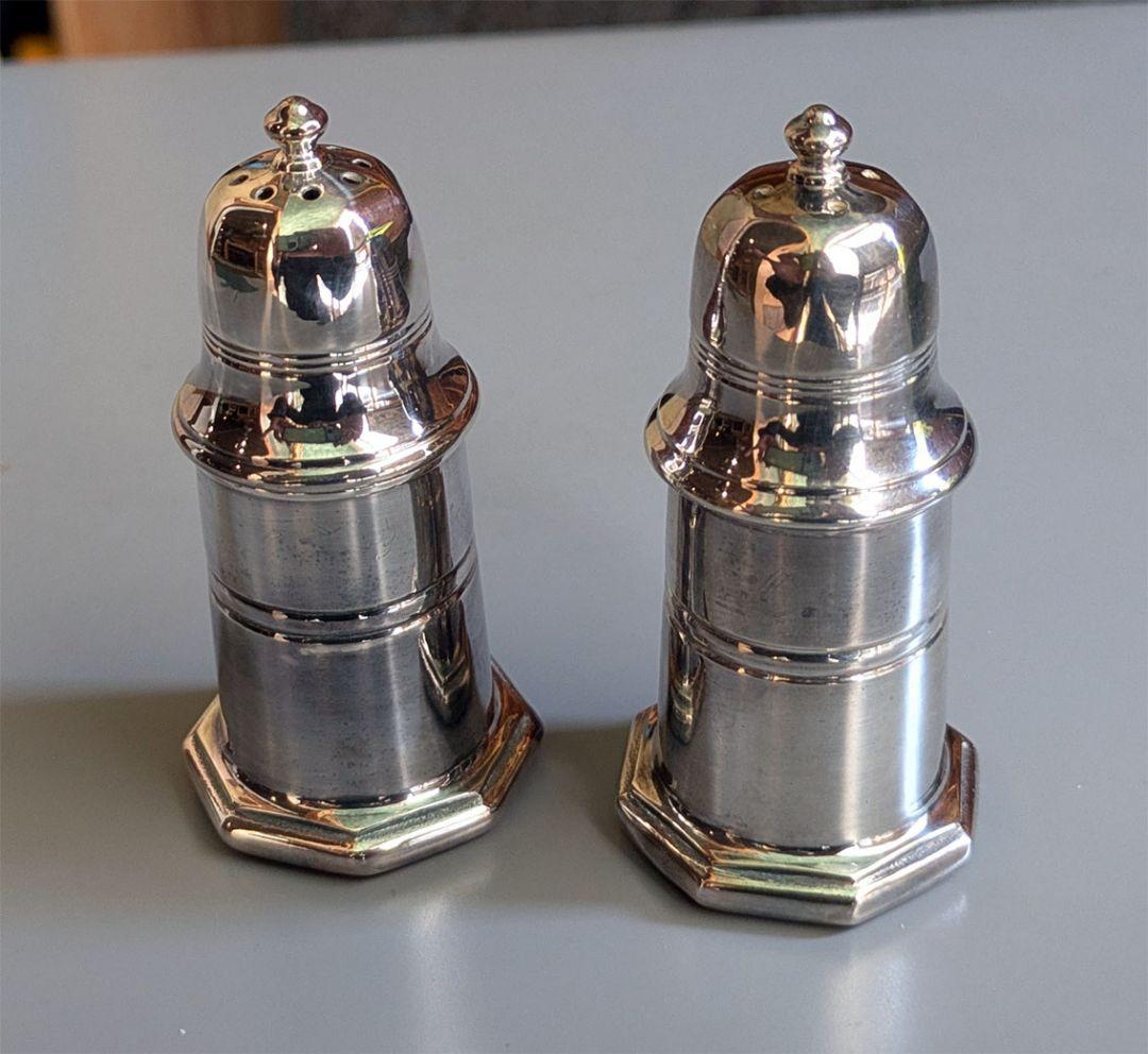 Christofle シルバーコーティング 塩・胡椒入れ セット