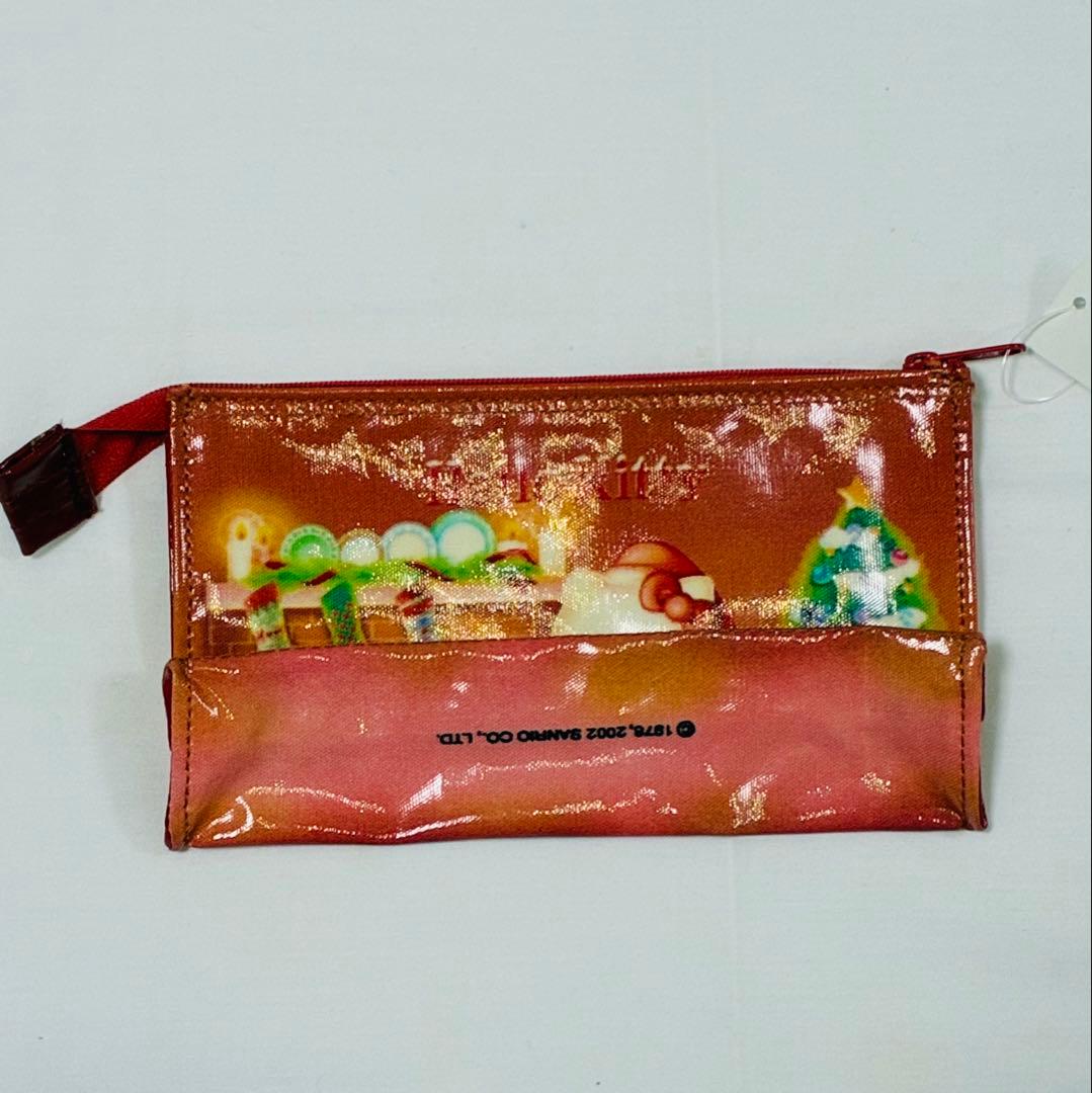 ハローキティ　クリスマス　ポーチ　平成レトロ　キティ　ペンケース 2002年製