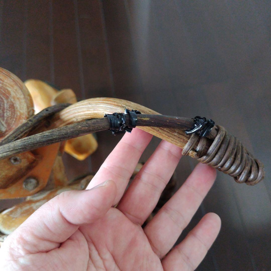 レア！ヴィンテージ 天然木 木製 大型 インテリアバイク模型 木彫り レトロ