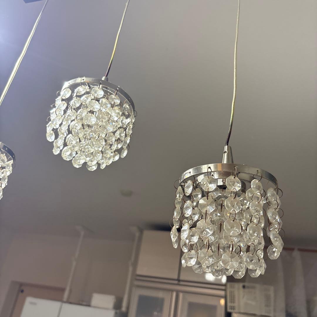 最終値下げ！クリスタルデザイン 6灯シーリングライト