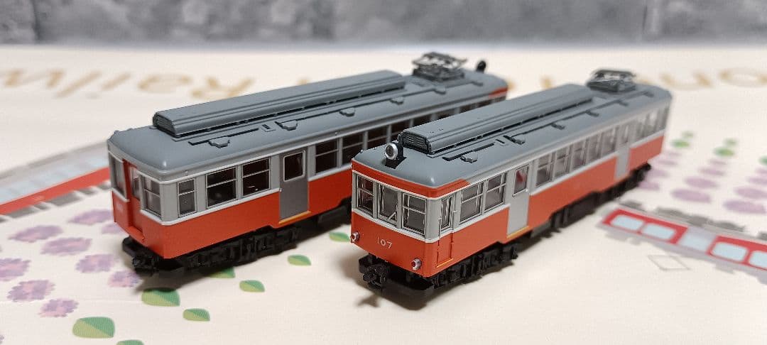 箱根登山鉄道 MODEMO モハ1形 ステンレスドア仕様 NT98 2両セット