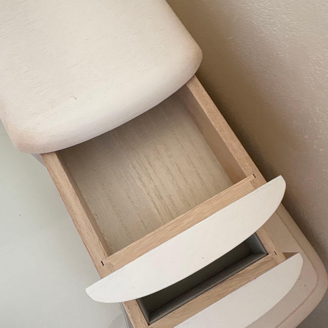 松永工房 カンティーニュ ホワイトドレッサー・鏡台セット - メルカリ