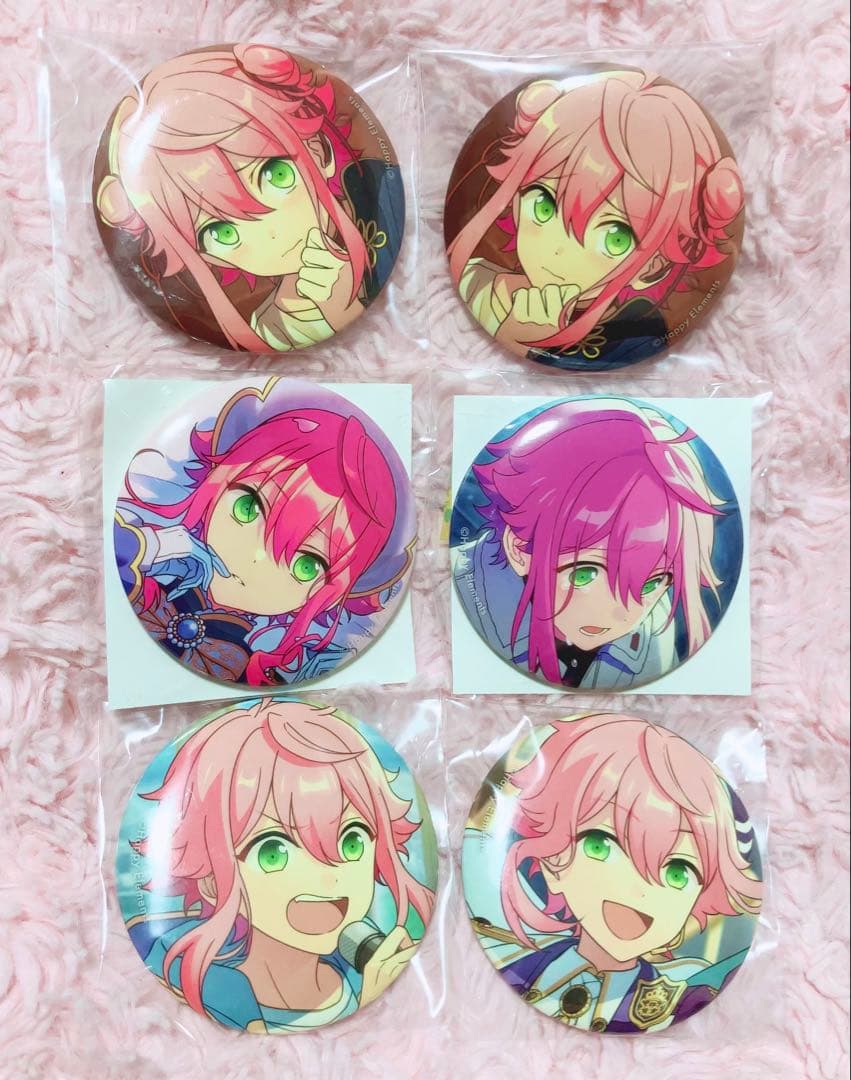 あんスタ 姫宮桃李 缶バッジ まとめ売り セット チャイナ ホワイト