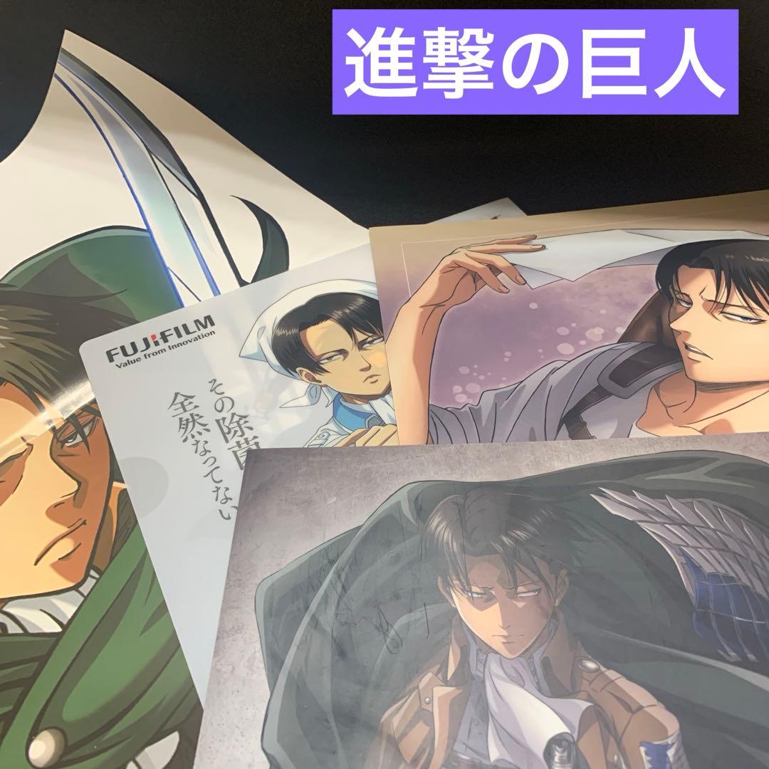 進撃の巨人 クリアファイル ポスター リヴァイ 兵長 - メルカリ