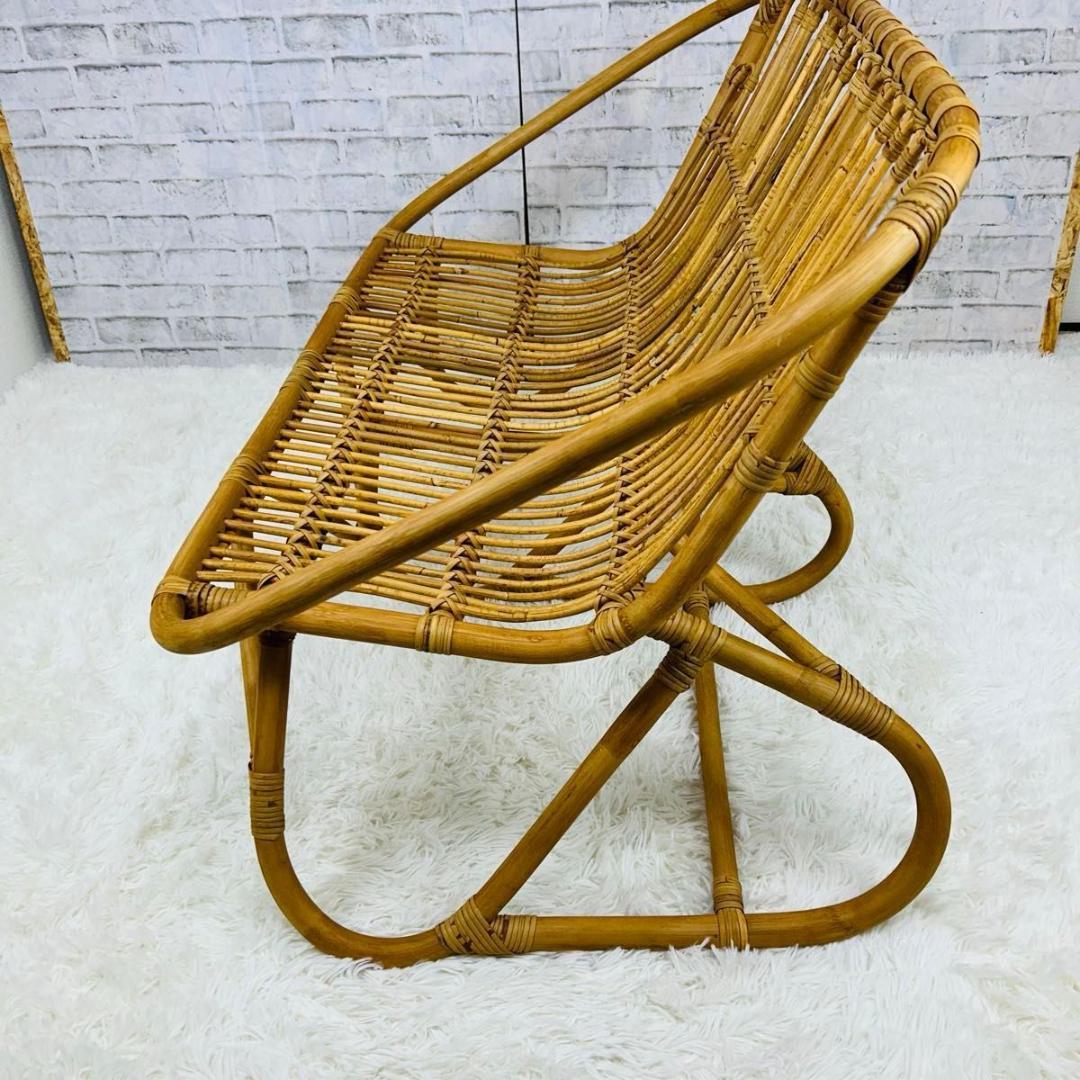 ラタンチェア ベンチ ソファ 天然素材 ナチュラル 椅子 2人掛け アンティーク