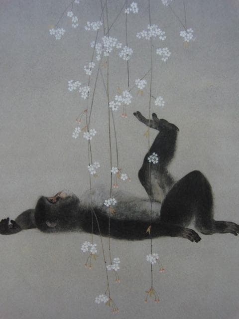 西野陽一、【花】、希少な額装用画集画、新品高級額 額装付、状態良好