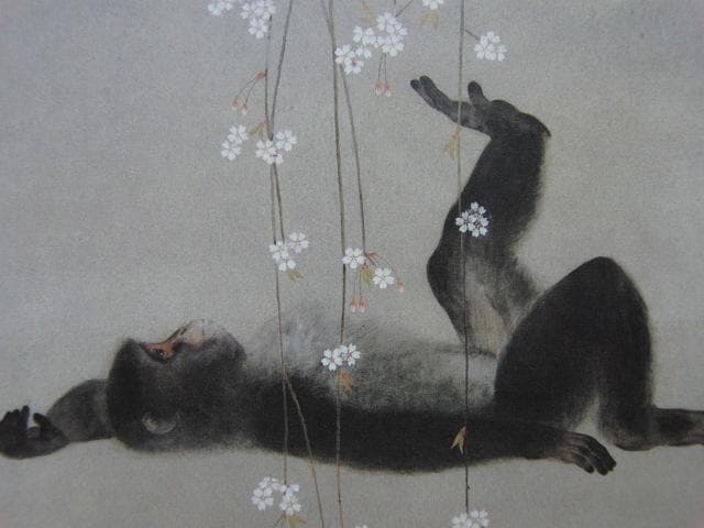 西野陽一、【花】、希少な額装用画集画、新品高級額 額装付、状態良好