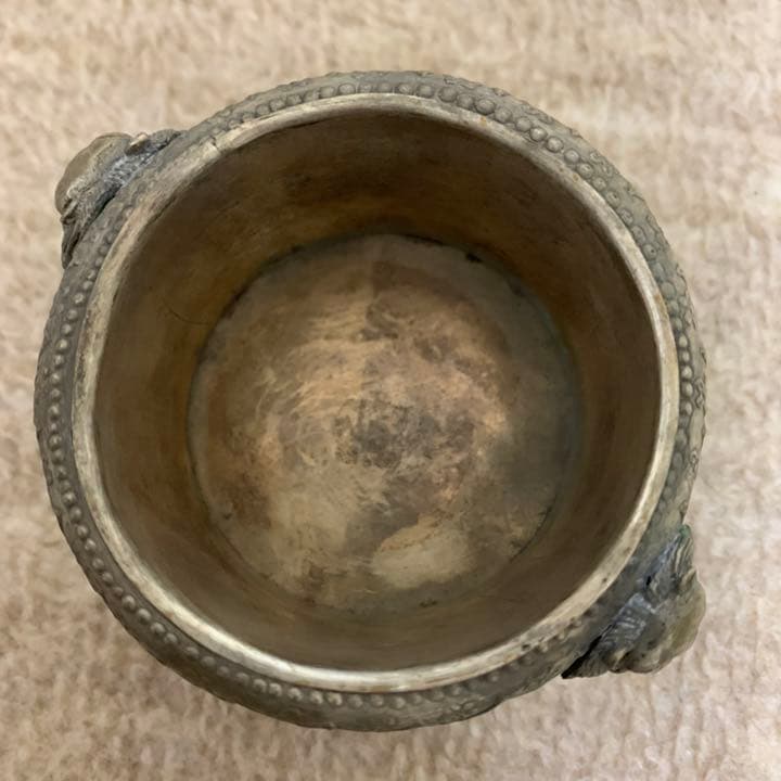 香炉，乾、天寶紋銀在銘
