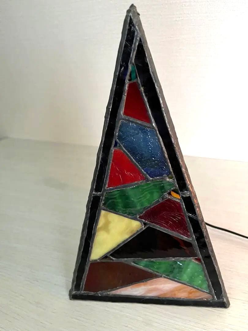 ステンドグラス《電気スタンド①ー1》