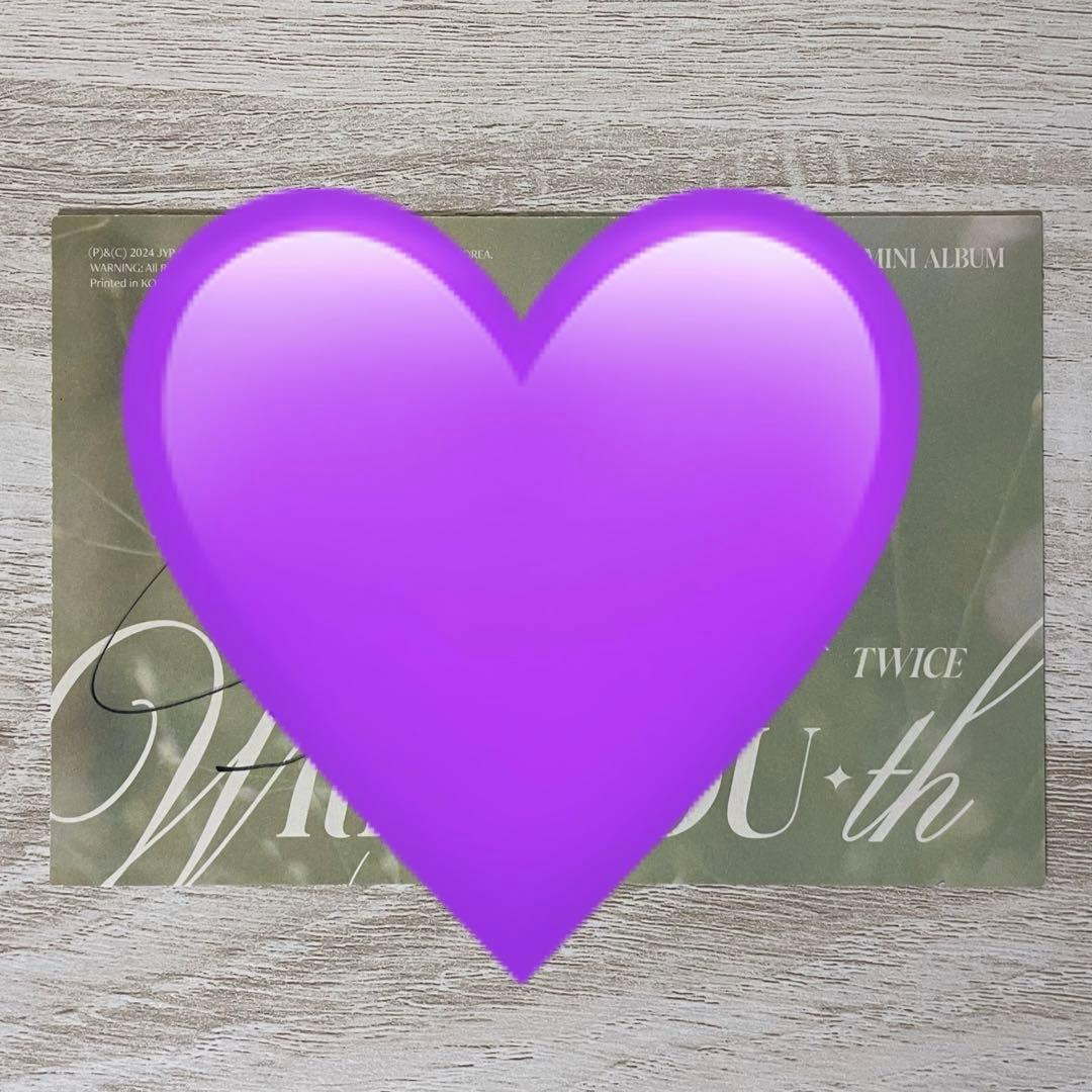 TWICE サナ with you-th サイン ポストカード - メルカリ