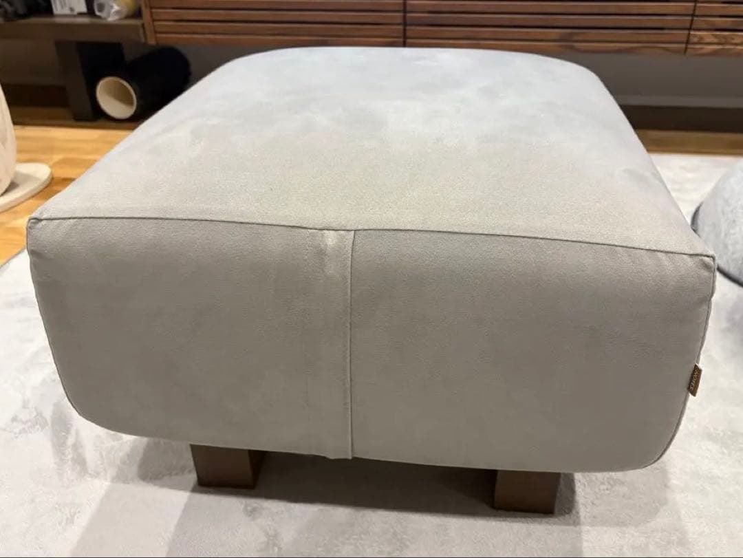 NOYES オットマン スツール グレー