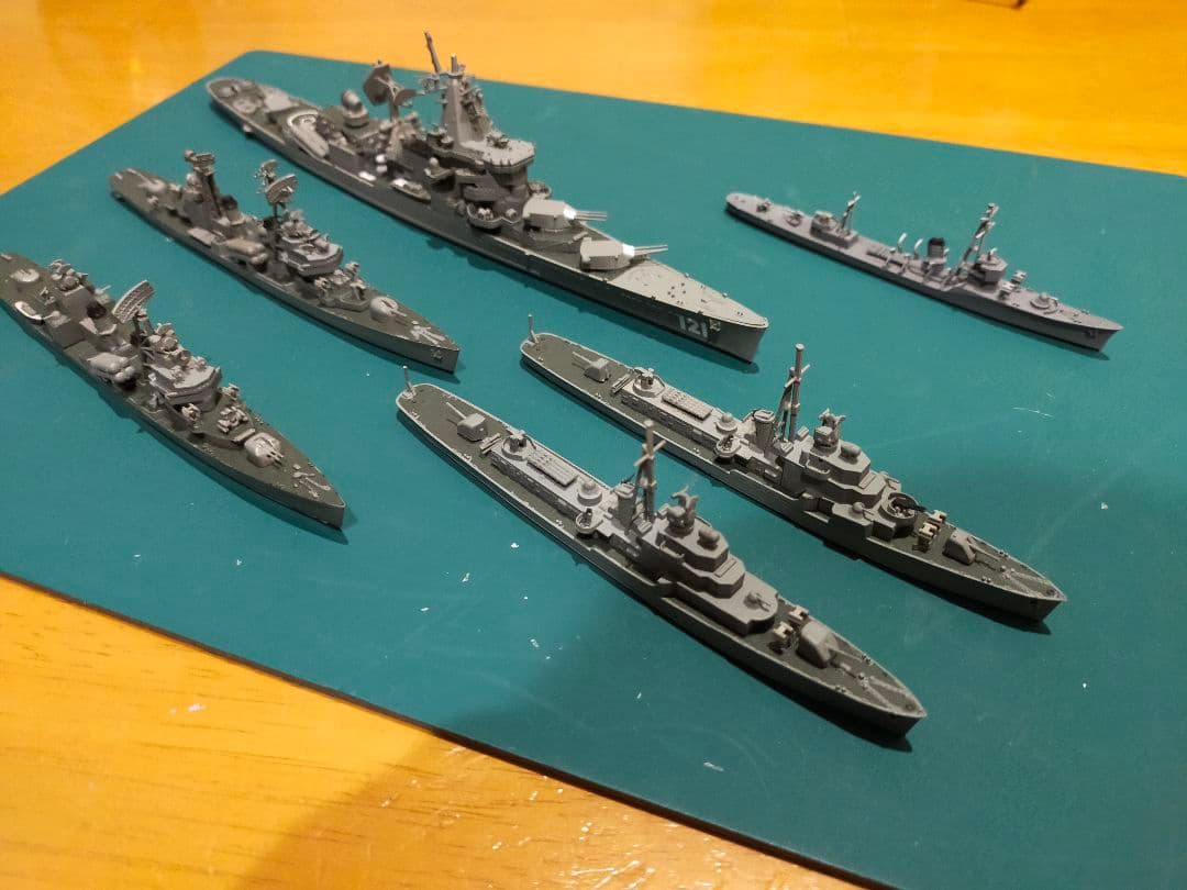 1/700 艦船模型 架空艦 6隻セット ジャンク - メルカリ