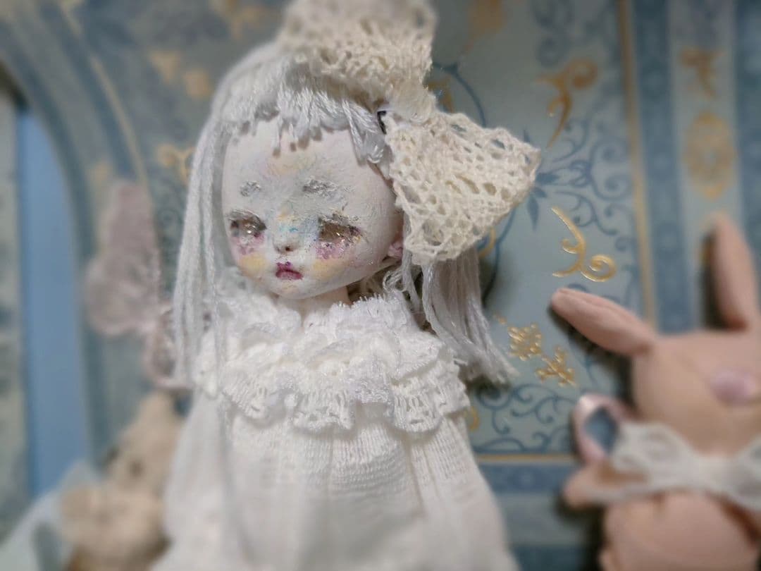 創作ドール♡ウィッグ,ボディ付き♡ 左側の女の子