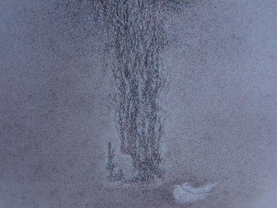 高山辰雄、【牡丹　洛陽の朝】、希少な額装用画集より、新品額装付