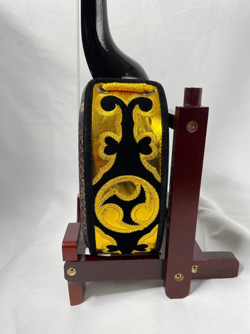 沖縄三線 ビンテージ人工皮 樫木棹 - メルカリ