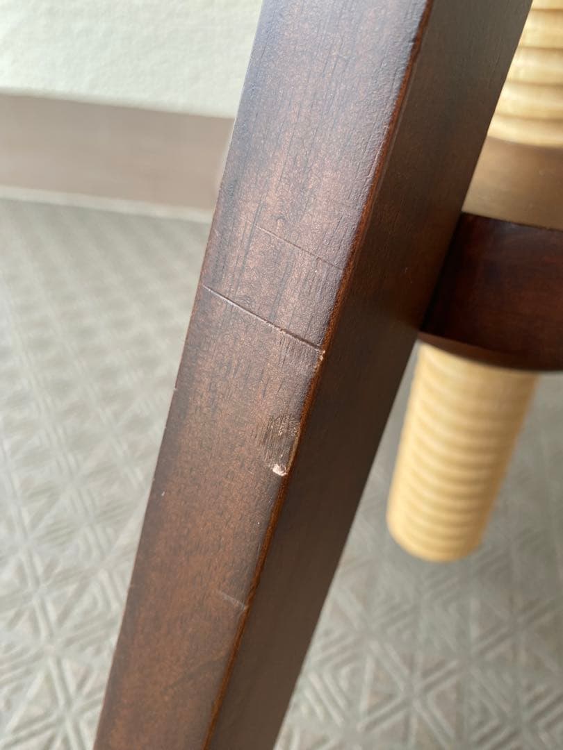 広松木工 スピンスツール 高さ調整 回転 昇降 サイドテーブル 廃盤商品