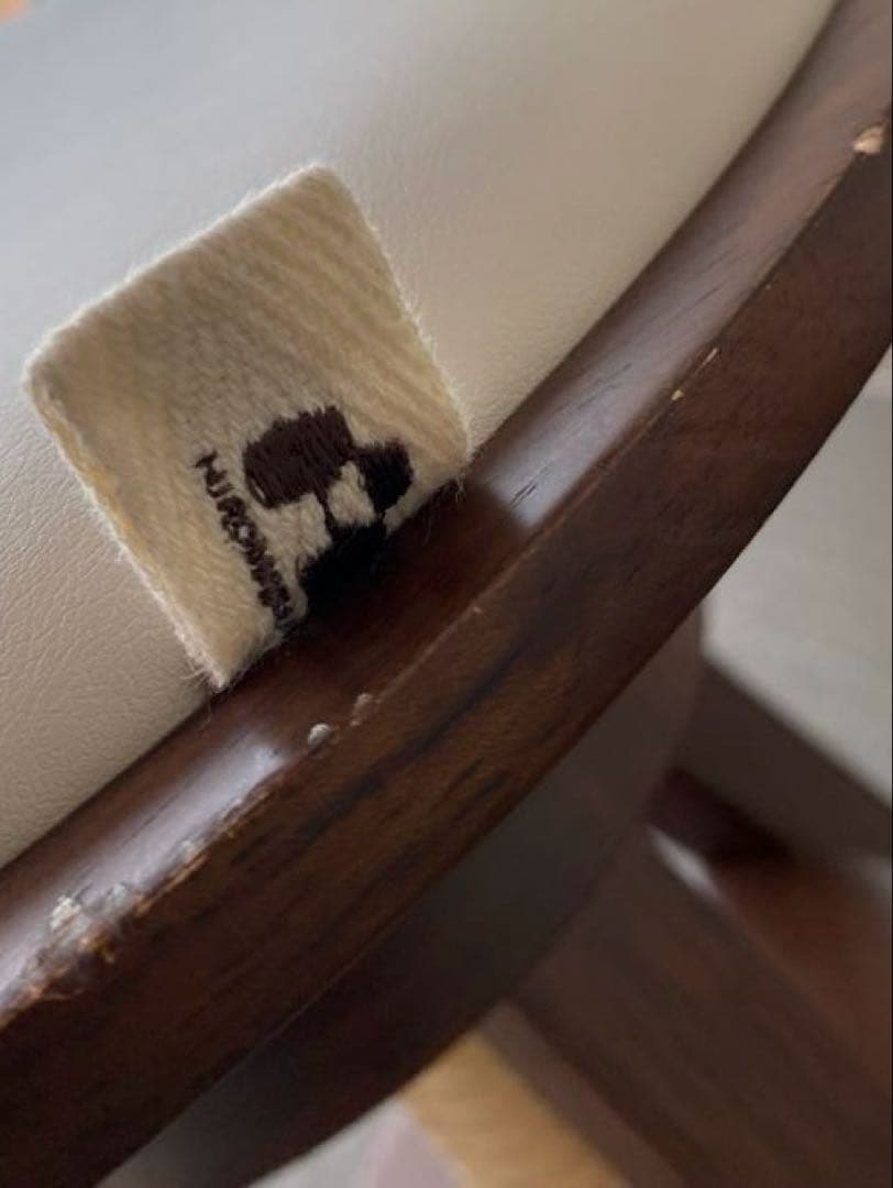 広松木工 スピンスツール 高さ調整 回転 昇降 サイドテーブル 廃盤商品