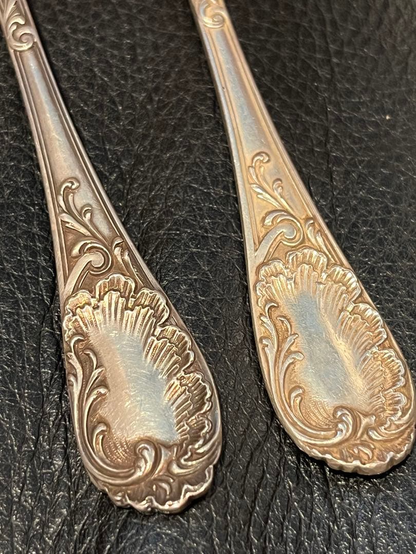 ピュイフォルカ　純銀製　スターリングシルバー950 スプーンとフォークセット