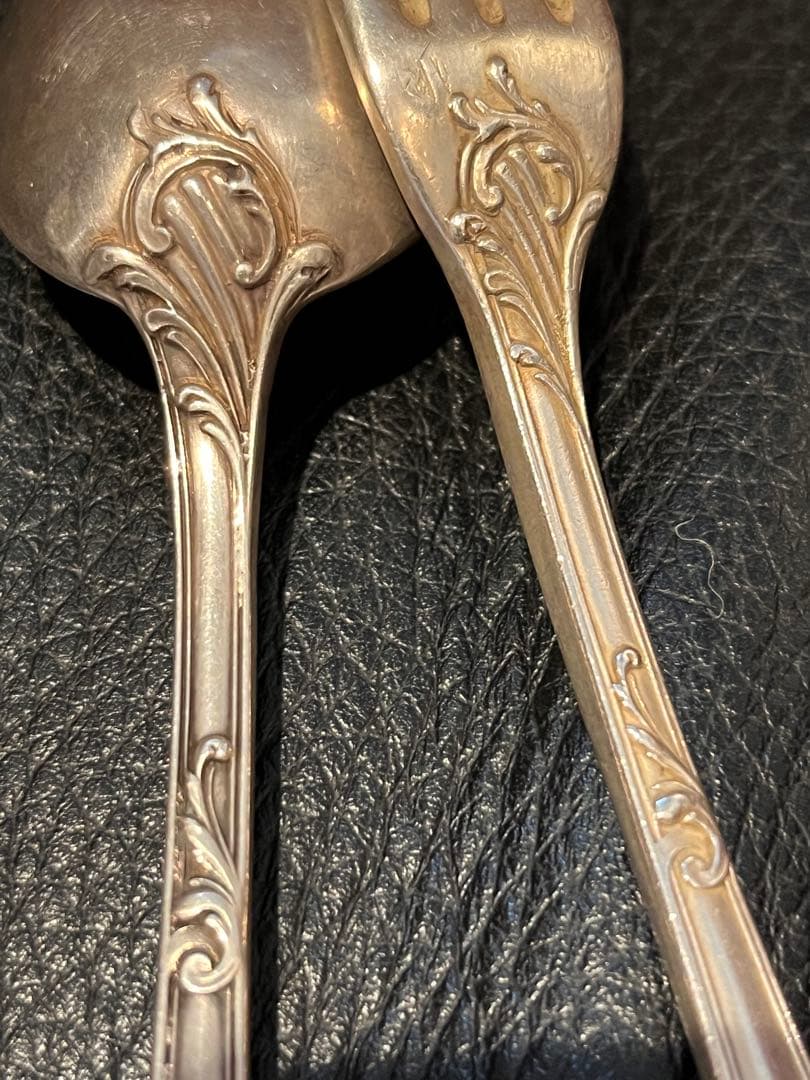ピュイフォルカ　純銀製　スターリングシルバー950 スプーンとフォークセット