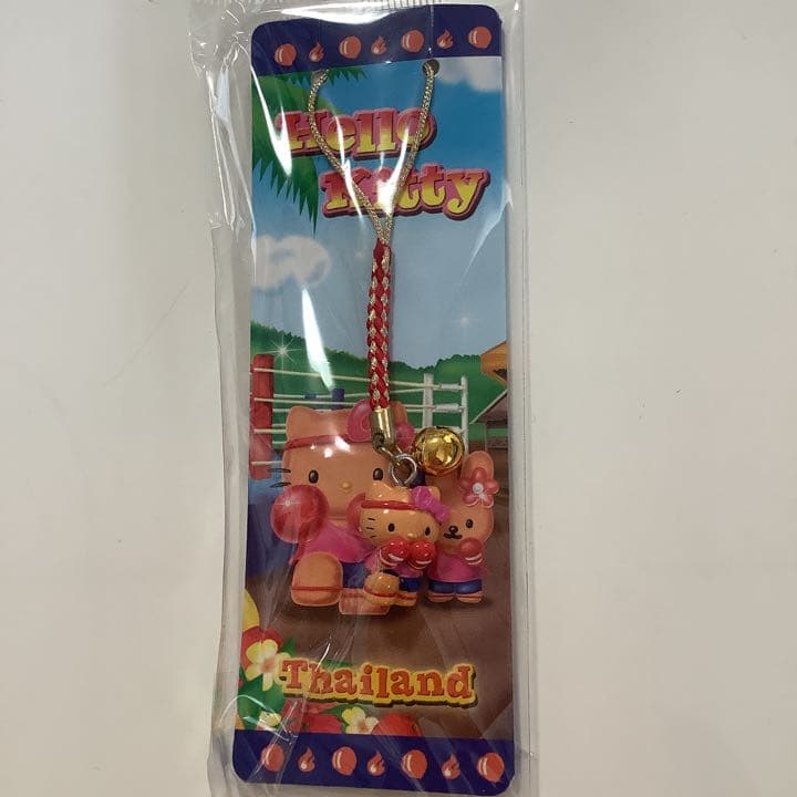 タイ限定 キティ ムエタイ ストラップ ☆ ハローキティ 希少