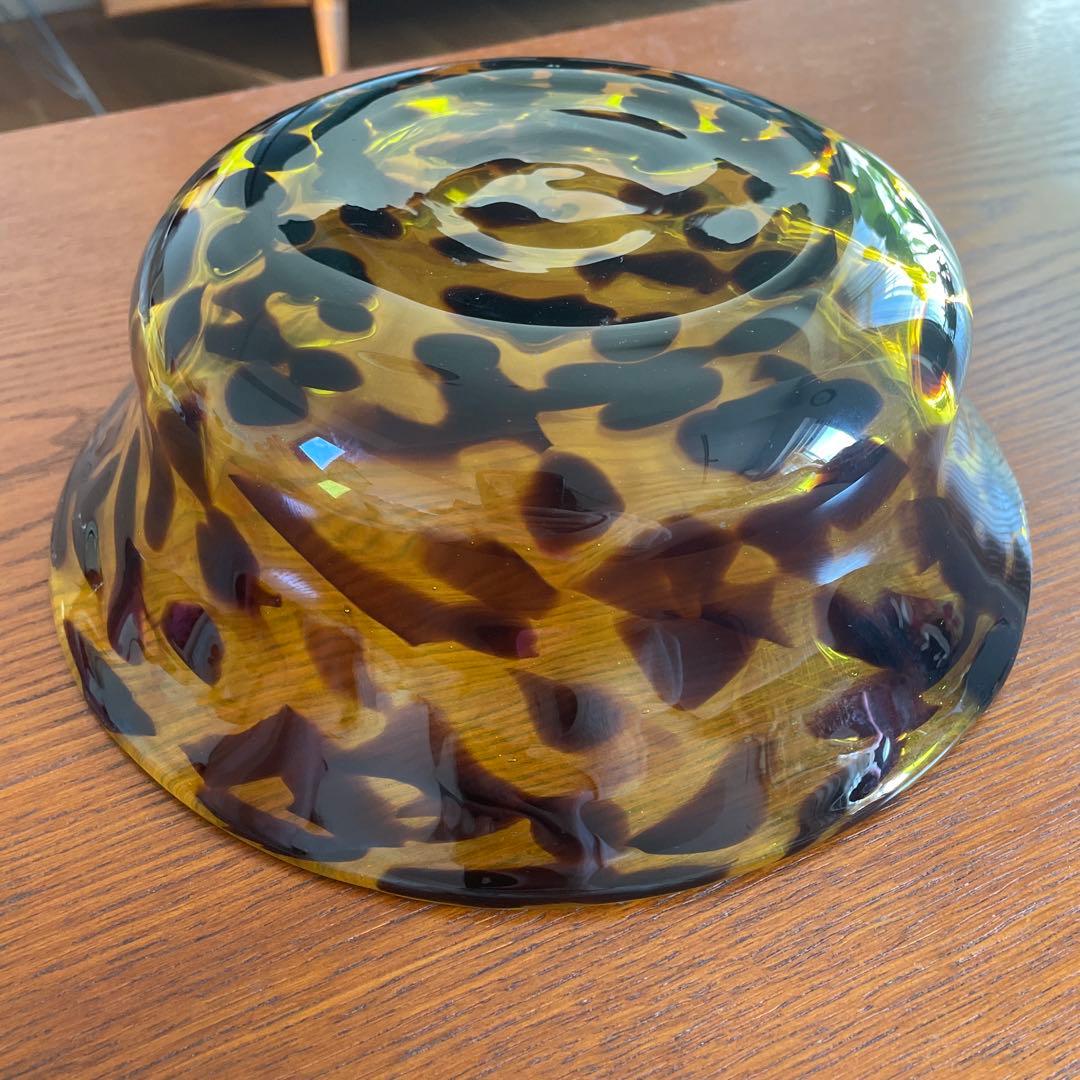 昭和レトロ】スガハラガラス ニューサバンナガラスボウル 24㎝