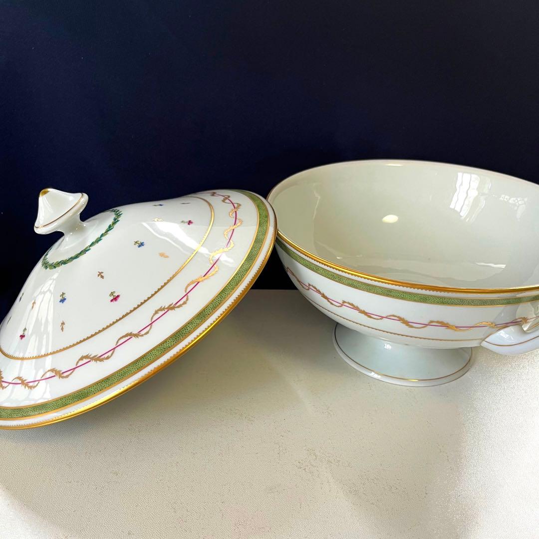 アビランドリモージュ 特大　チューリン　蓋付き