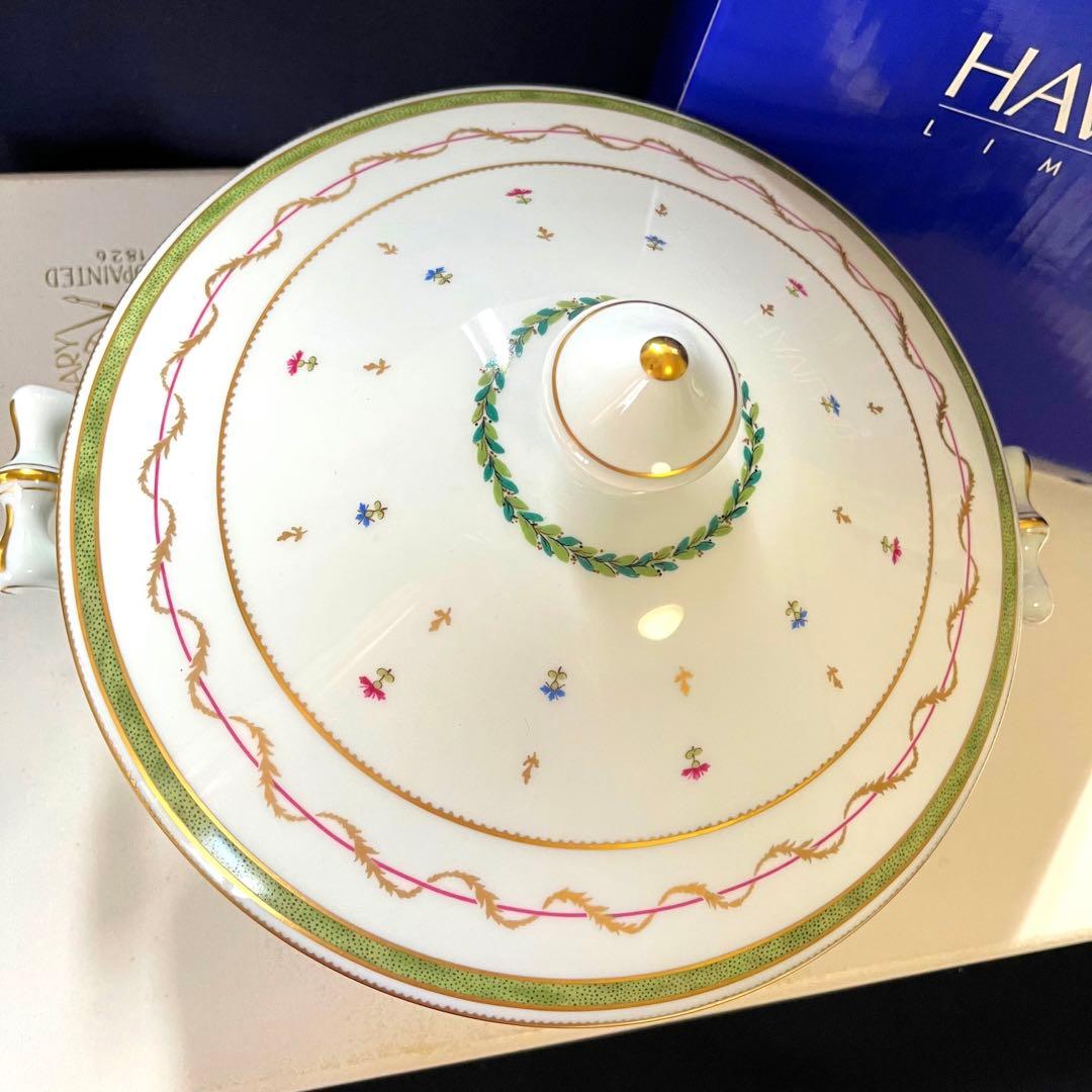 アビランドリモージュ 特大　チューリン　蓋付き