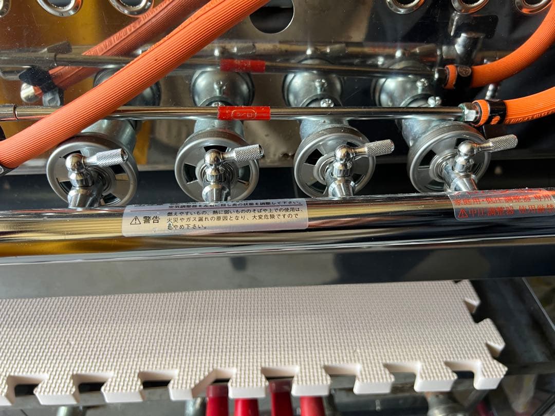 送料込み　山下金物　大判焼き器　32穴　LPガス用　業務用　使用頻度少ない良品