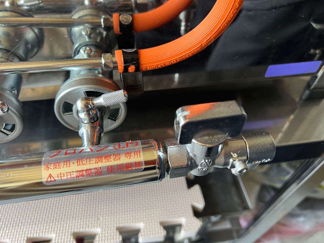 送料込み　山下金物　大判焼き器　32穴　LPガス用　業務用　使用頻度少ない良品