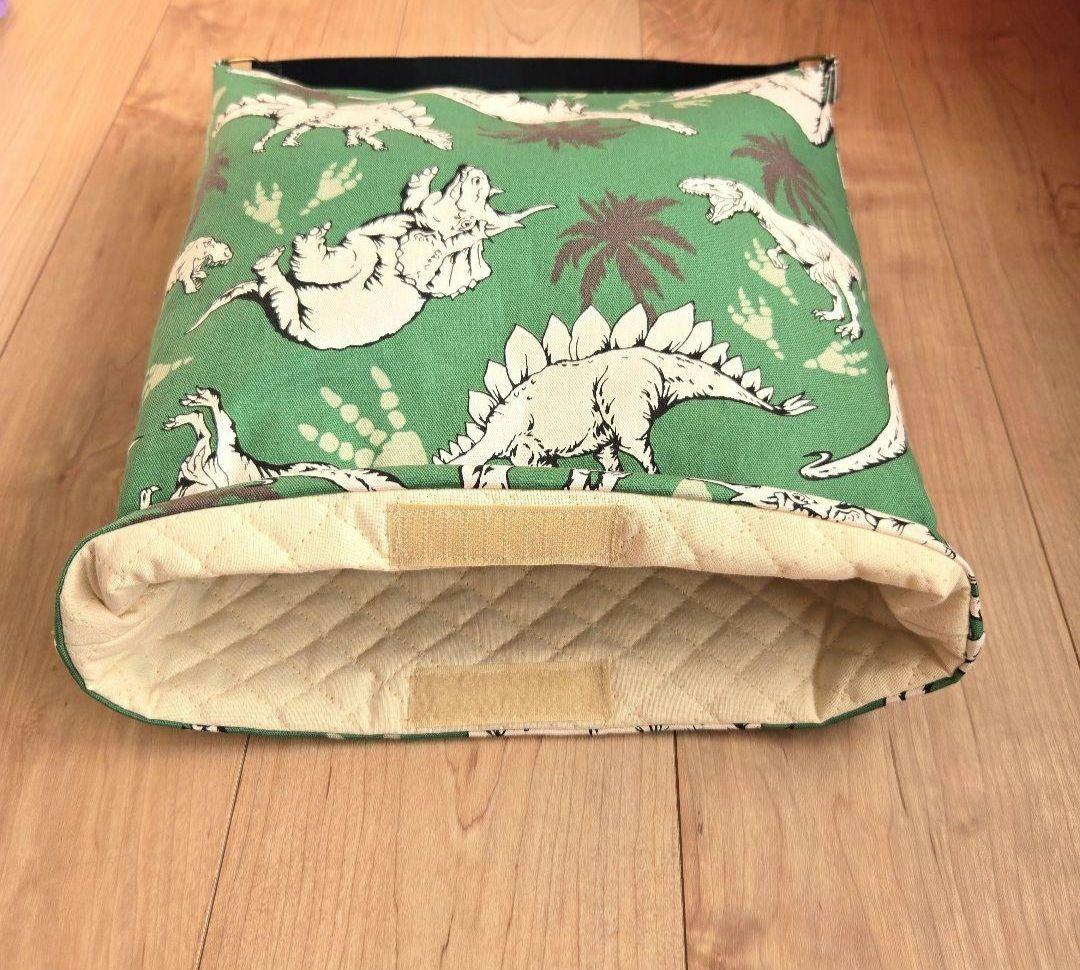 ゴム交換可能×裏地付き】丈夫な 防災頭巾カバー 座布団タイプ - メルカリ