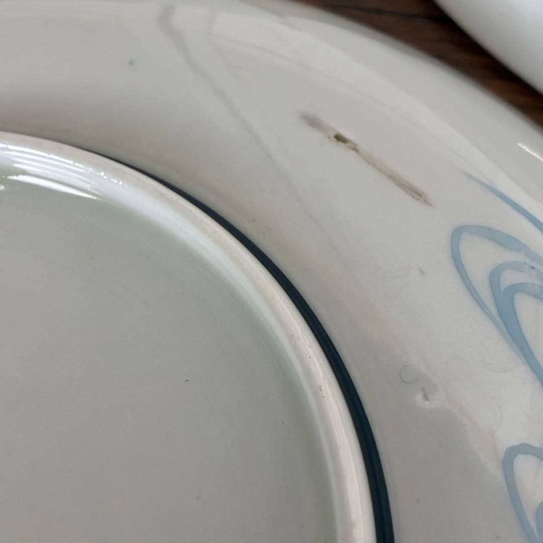 【希少】九谷焼 大正九谷 金彩　小紋　三方割　花鳥図皿 松竹梅色絵皿 中皿