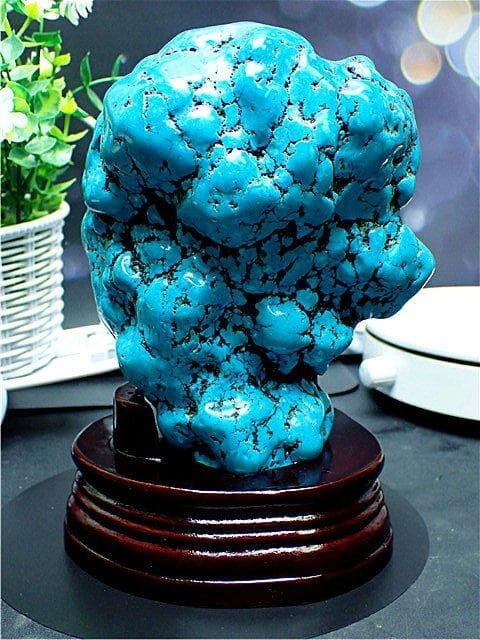 約：1815g 超綺麗ターコイズ（トルコ石）原石B85J3/167J08D