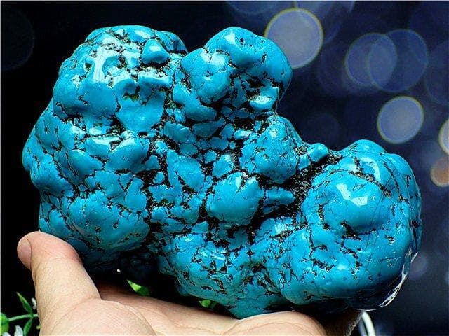 約：1815g 超綺麗ターコイズ（トルコ石）原石B85J3/167J08D