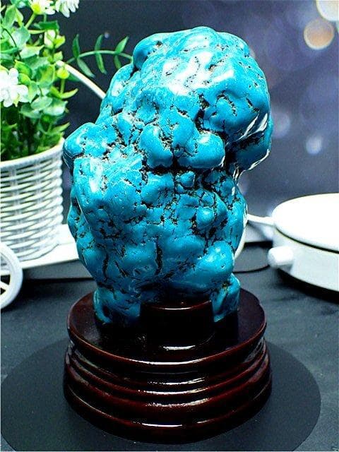 約：1815g 超綺麗ターコイズ（トルコ石）原石B85J3/167J08D