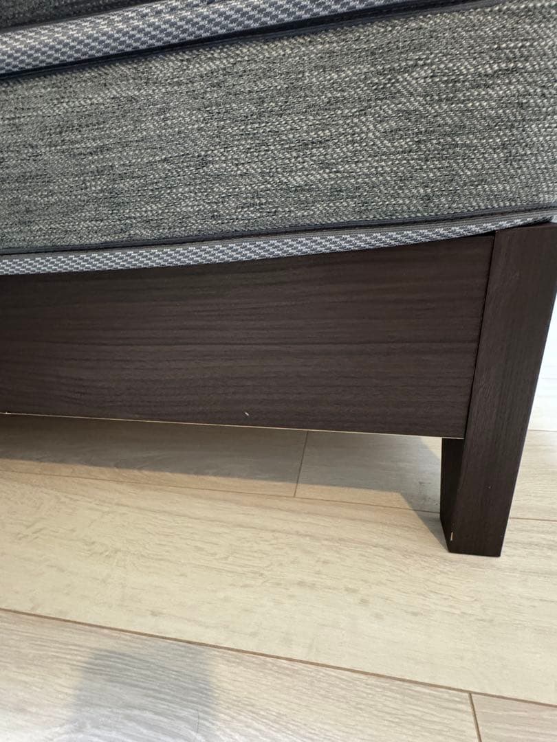 ニトリ　DマットNスリープ　ハード　フレーム付ダブルベッド