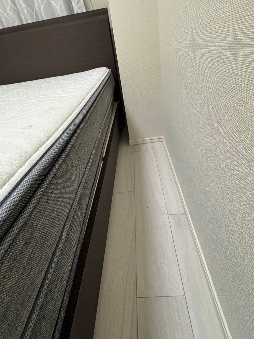 ニトリ　DマットNスリープ　ハード　フレーム付ダブルベッド