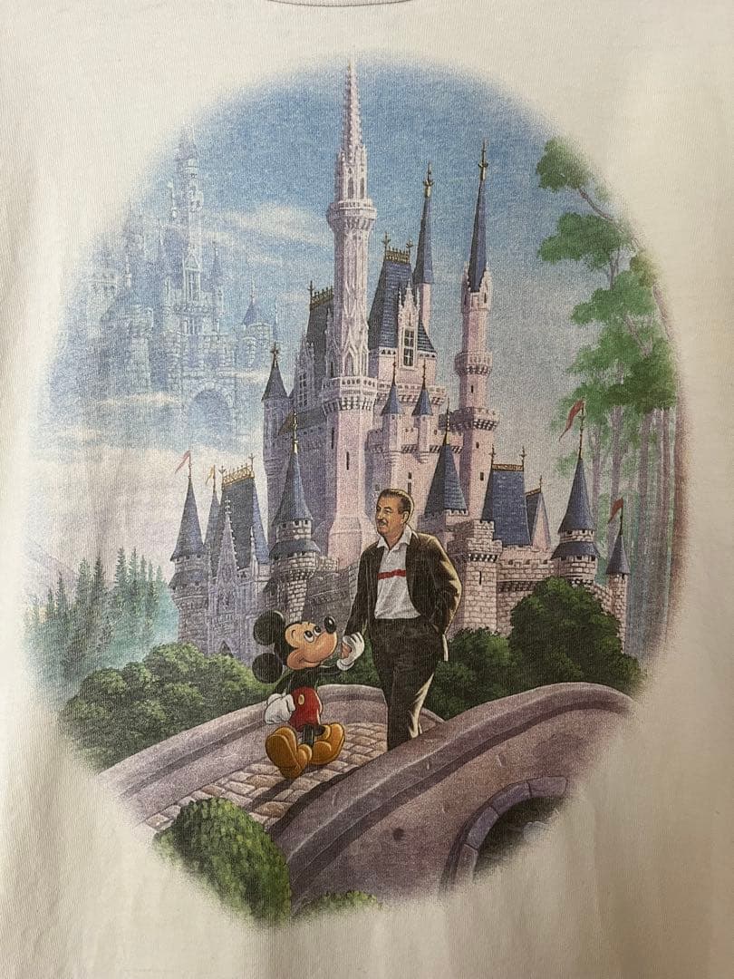 ディズニー ヴィンテージ ウォルト ミッキー シンデレラ城 Lサイズ wdw