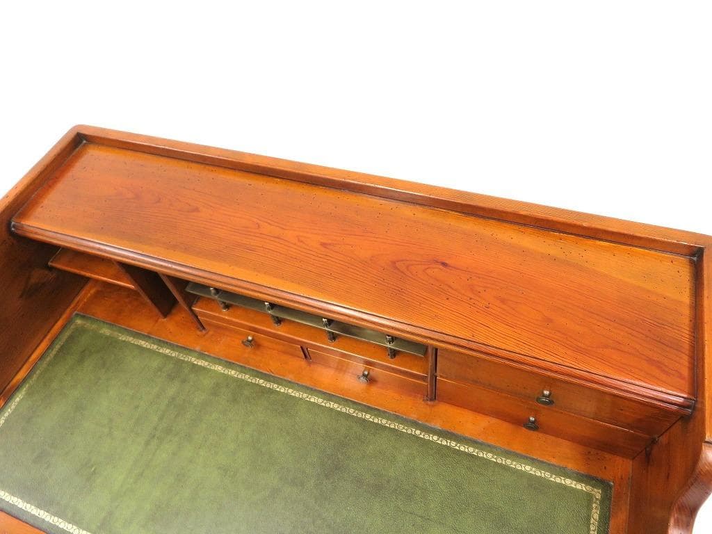 展示品　バロッサバレンティ　ライティングデスク　ビューロー　書斎机　本革　高級