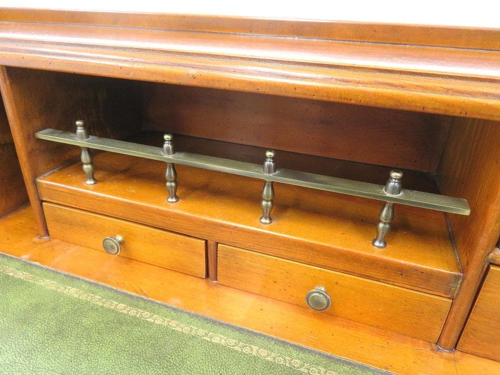 展示品　バロッサバレンティ　ライティングデスク　ビューロー　書斎机　本革　高級