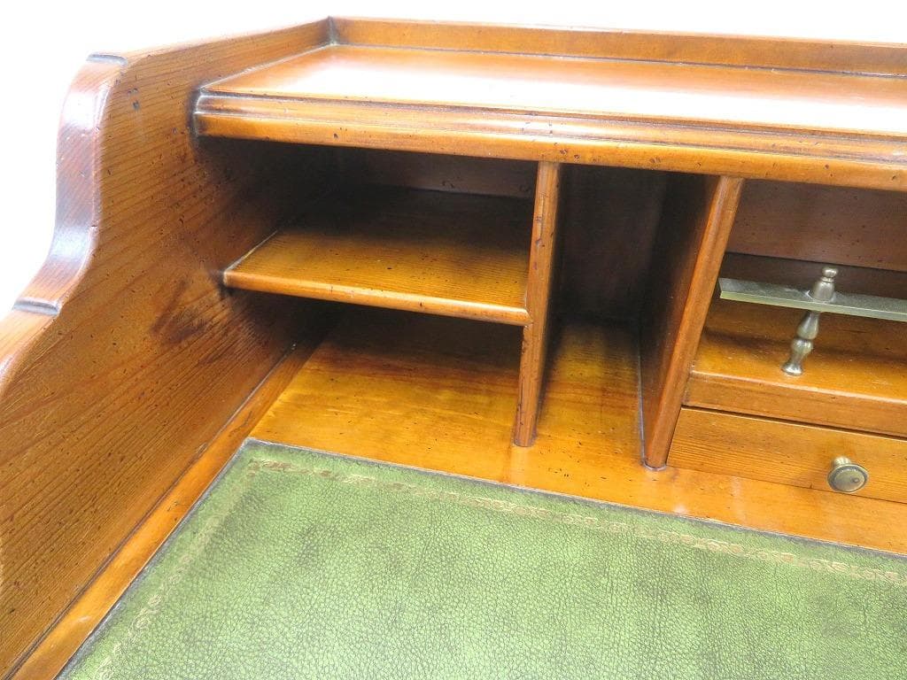 展示品　バロッサバレンティ　ライティングデスク　ビューロー　書斎机　本革　高級