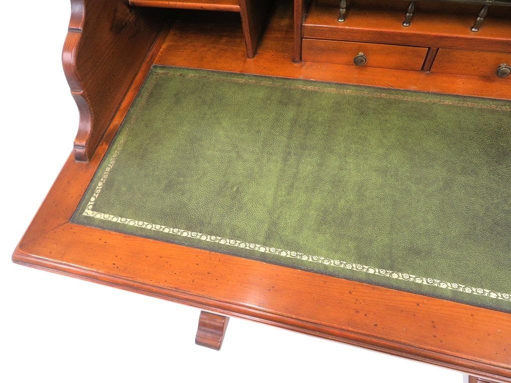 展示品　バロッサバレンティ　ライティングデスク　ビューロー　書斎机　本革　高級