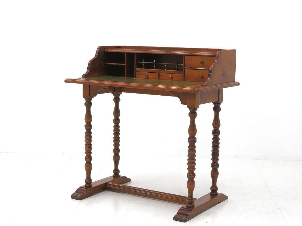 展示品　バロッサバレンティ　ライティングデスク　ビューロー　書斎机　本革　高級