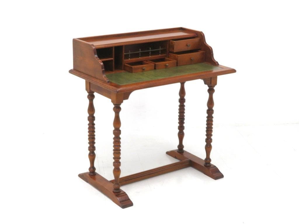 展示品　バロッサバレンティ　ライティングデスク　ビューロー　書斎机　本革　高級